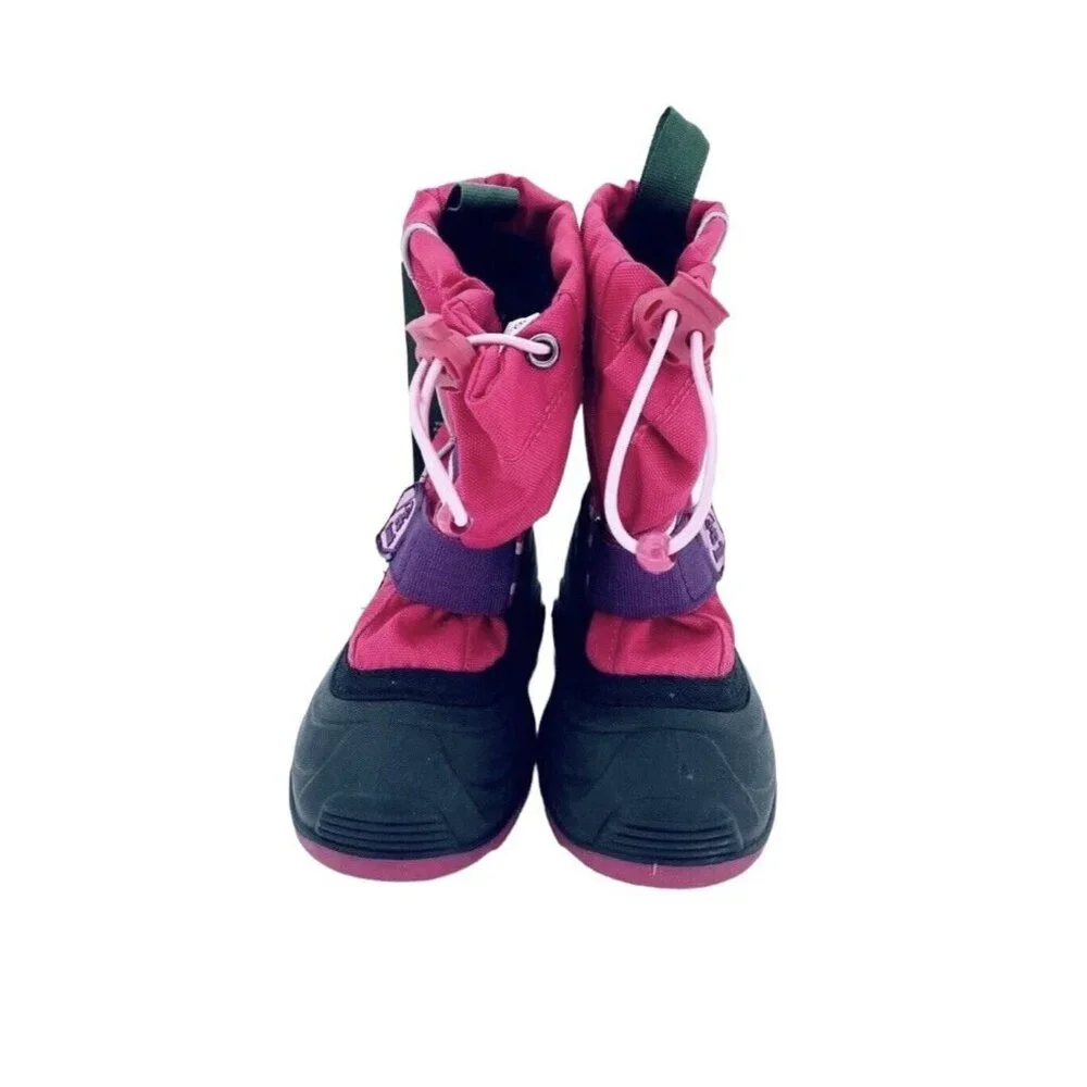 Kamik Snow Master Snowshell Pink Girls Kids Snow Winter Boots SZ 7 New